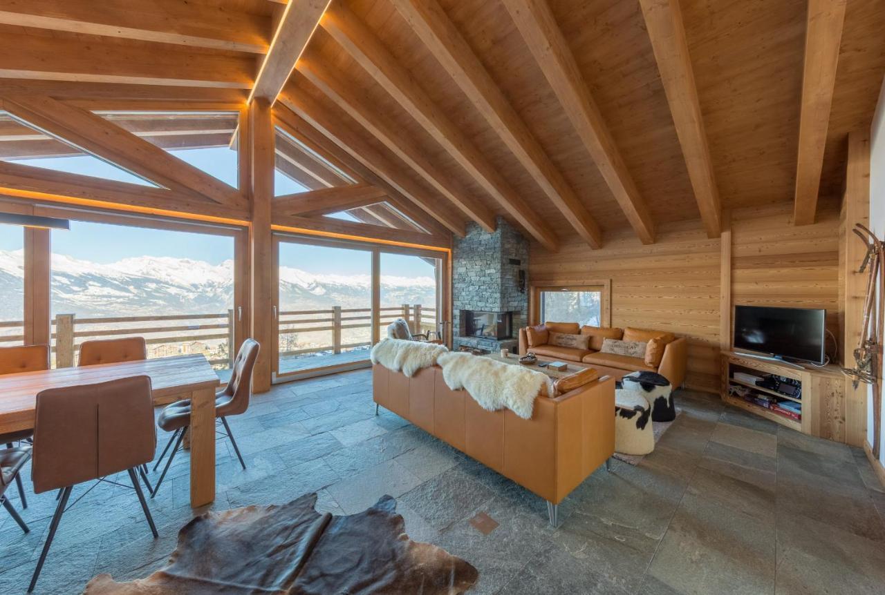 Oak Tree Chalet - On The Ski Slope - Luxury! Nendaz Extérieur photo