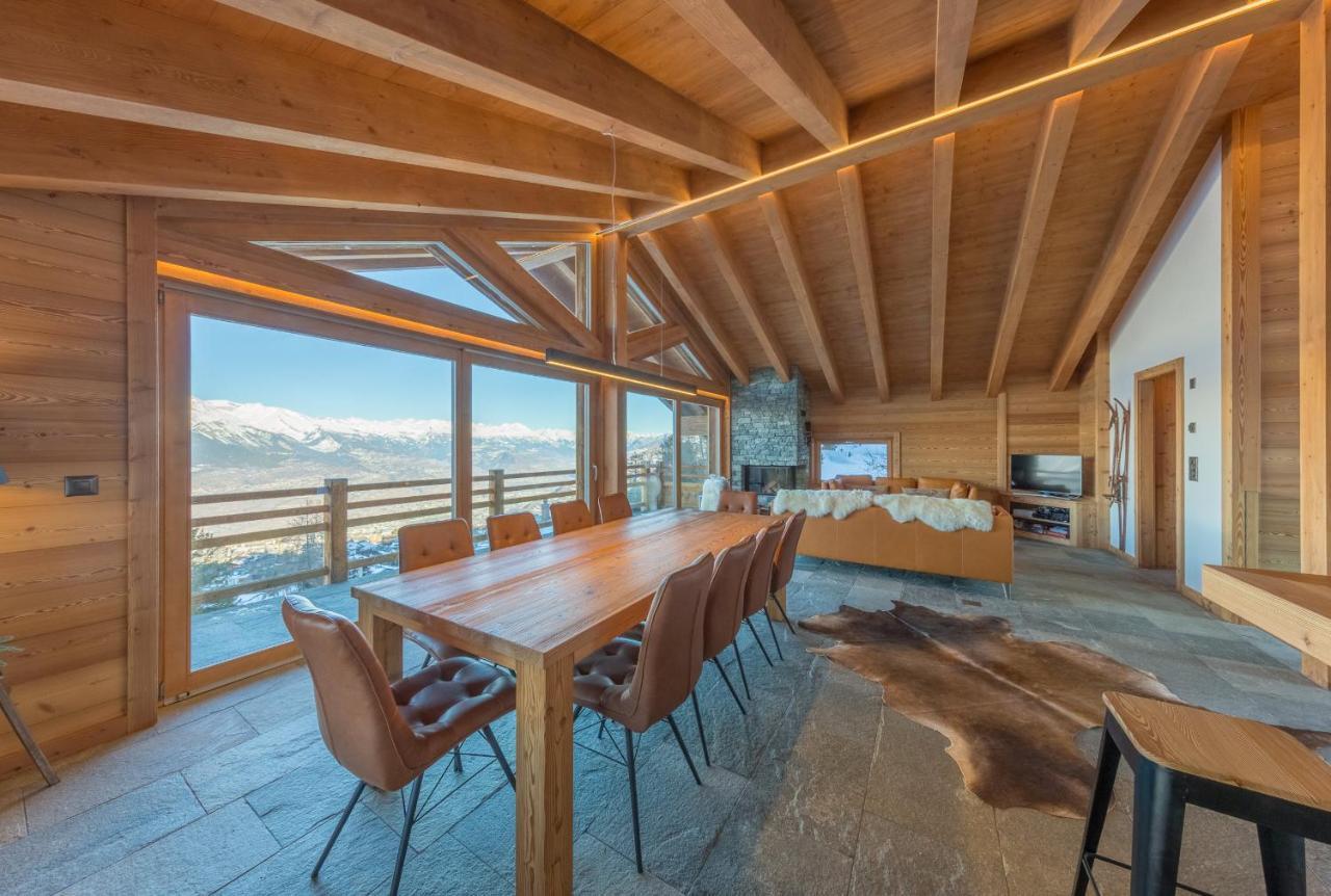 Oak Tree Chalet - On The Ski Slope - Luxury! Nendaz Extérieur photo
